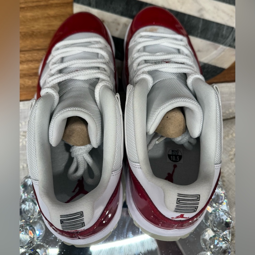 NIKE AIR JORDAN RETRO 11 LOW “CHERRY" 2016 MENS SZ 10.5 BRAND NEW 100% AUTHENTIC - Picture 10 of 12